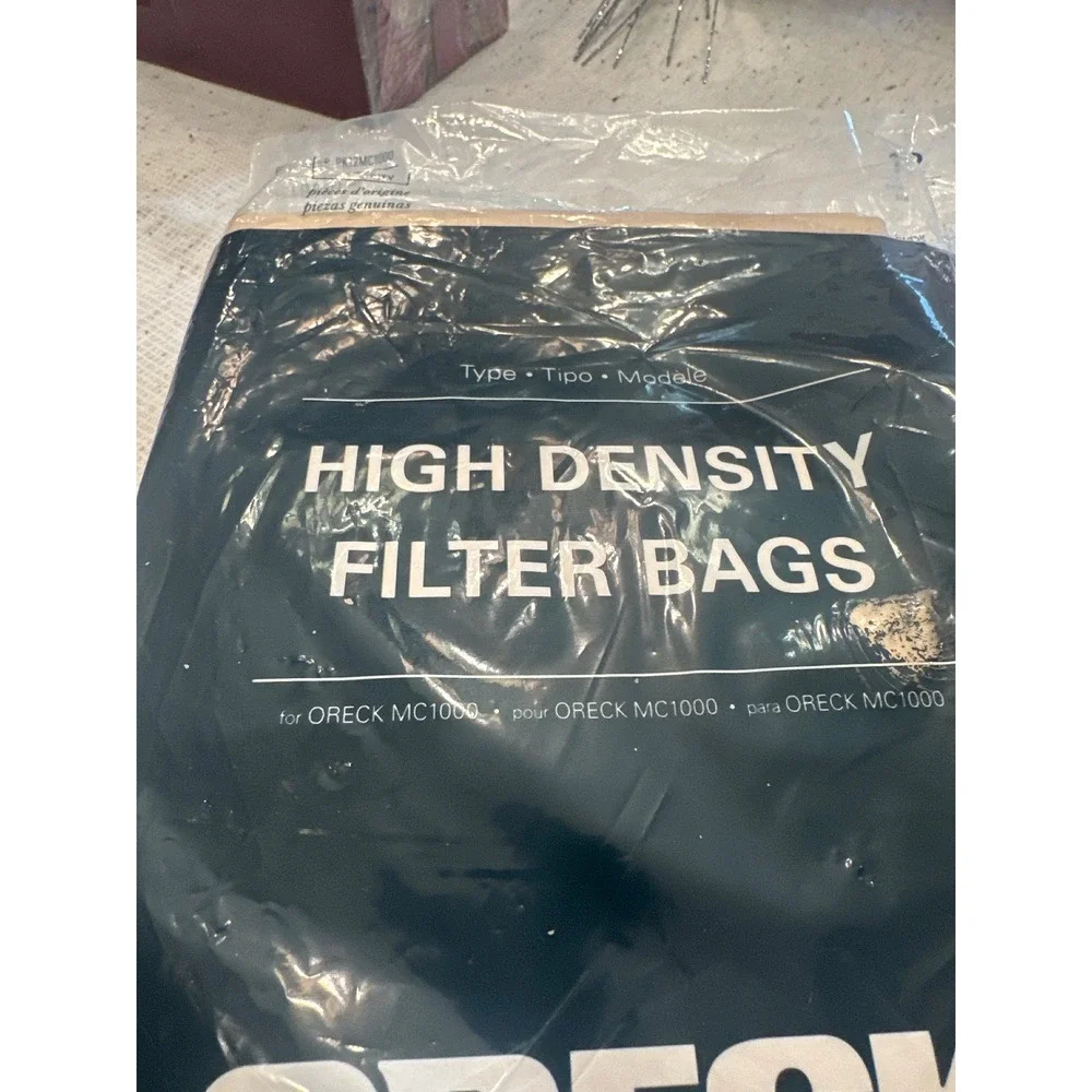Oreck High Density Filter Bags MC1000 Canister Models 11 in Pack vacuum part